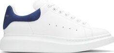 Кроссовки Alexander McQueen Oversized Sneaker White Paris Blue, белый