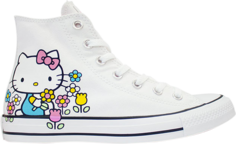 Кроссовки Converse Hello Kitty x Chuck Taylor All Star High Flowers, белый