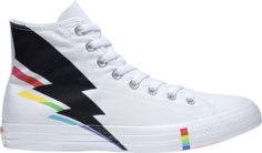 Кроссовки Converse Chuck Taylor All Star High Pride Lightning Bolt, белый