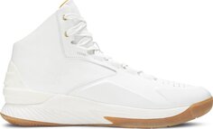 Кроссовки Under Armour Curry 1 Lux Mid Leather White Gum, белый