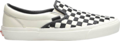 Кеды Vans OG Classic Slip-On LX 50th Anniversary - Black Checkerboard, белый