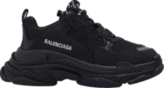 Кроссовки Balenciaga Triple S Sneaker Kids Black, черный