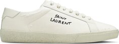 Кроссовки Saint Laurent Court Classic SL-06 Cream, кремовый