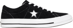 Кроссовки Converse One Star Low Black Suede, черный