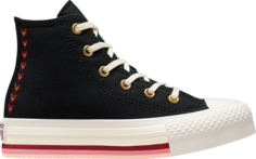 Кроссовки Converse Chuck Taylor All Star Lift Platform High PS Valentines Day 2023, черный