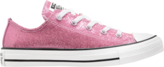 Кроссовки Converse Chuck Taylor All Star Low GS Glitter - Pink, розовый