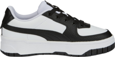 Кроссовки Puma Cali Dream Leather Jr Black White, белый