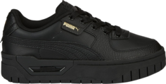 Кроссовки Puma Cali Dream Leather Jr Triple Black, черный