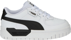 Кроссовки Puma Cali Dream Leather Little Kid White Black, белый