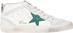 Кроссовки Golden Goose Wmns Mid Star Cream Green, кремовый