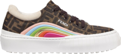 Кроссовки Fendi Wmns Force Rainbow Patch, коричневый