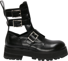 Ботинки Alexander McQueen Wmns Rave Buckle Boot Black, черный