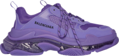 Кроссовки Balenciaga Wmns Triple S Purple, фиолетовый