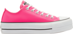 Кроссовки Converse Wmns Chuck Taylor All Star Platform Low Hyper Pink, розовый