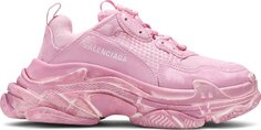 Кроссовки Balenciaga Wmns Triple S Sneaker Faded Pink, розовый