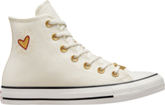 Кроссовки Converse Wmns Chuck Taylor All Star High Valentines Day 2023 - Vintage White, кремовый