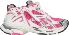 Кроссовки Balenciaga Wmns Runner Sneaker White Neon Pink, розовый