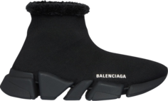 Кроссовки Balenciaga Wmns Recycled Speed 2.0 Sneaker Black, черный