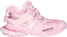 Кроссовки Balenciaga Wmns Track Trainer Fake Fur - Pink, розовый