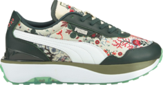 Кроссовки Puma Liberty of London x Wmns Cruise Rider NU Floral, зеленый