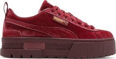 Кроссовки Puma Wmns Mayze Velvet - Tibetan Red, красный