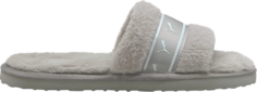 Сандалии Puma Wmns Fluff Remix Slide Nimbus Cloud, серый