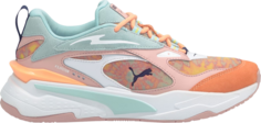 Кроссовки Puma Wmns RS-Fast Tie Dye - Peachskin Blue Glow, розовый