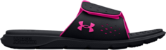 Сандалии Under Armour Wmns Ignite 7 Slide Black Rebel Pink, черный