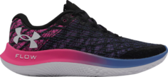 Кроссовки Under Armour Wmns Flow Velociti Wind Black Electro Pink, черный