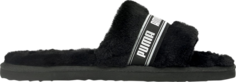 Сандалии Puma Wmns Fluff Slide Black, черный