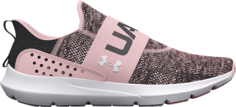 Кроссовки Under Armour Wmns Surge 3 Slip Prime Pink Jet Grey, розовый