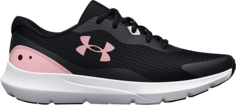 Кроссовки Under Armour Wmns Surge 3 Black Prime Pink, черный