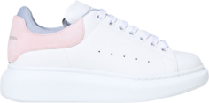 Кроссовки Alexander McQueen Wmns Oversized Sneaker Double Heel Tab - White Pastel Pink, белый