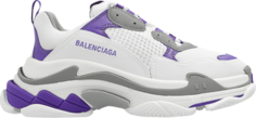 Кроссовки Balenciaga Wmns Triple S Sneaker White Purple, белый