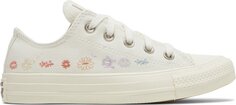 Кроссовки Converse Wmns Chuck Taylor All Star Low Embroidered Floral - Egret, белый