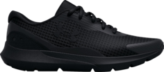 Кроссовки Under Armour Wmns Surge 3 Triple Black, черный