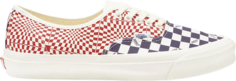 Кеды Vans OG Authentic LX Logo Check Indigo Red, красный