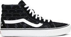 Кеды Vans Supreme x Sk8-Hi Black Hole Punch Denim, черный