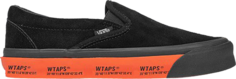 Кеды Vans WTAPS x Classic Slip-On LX Black Orange, черный