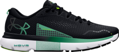 Кроссовки Under Armour HOVR Infinite 5 Black Green Breeze, черный