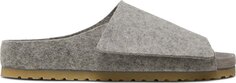 Сандалии Fear of God x Los Feliz Felt Cement Melange, серый Birkenstock