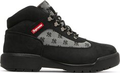 Ботинки Supreme x New York Yankees x Field Boot Black, черный Timberland