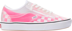 Кеды Vans ComfyCush Slip-Skool Knockout Pink Checkerboard, розовый