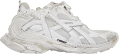Кроссовки Balenciaga Wmns Runner Sneaker Worn-Out - White, белый