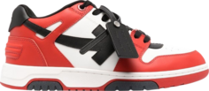 Кроссовки Off-White Out of Office Low Red White Black, красный