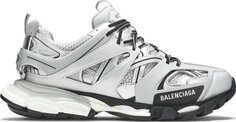 Кроссовки Balenciaga Track Trainer Metallic Silver, серебряный