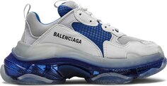 Кроссовки Balenciaga Wmns Triple S Clear Sole - White Blue, белый