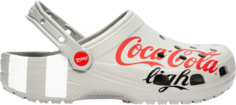 Кроссовки Coca-Cola Light x Classic Clog, серый Crocs