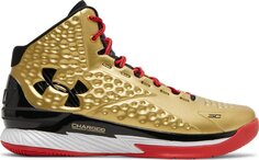 Кроссовки Under Armour Curry 1 Retro All American 2021, золотой