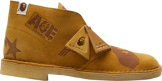 Ботинки A Bathing Ape x Desert Boot Oak Embossed, коричневый Clarks